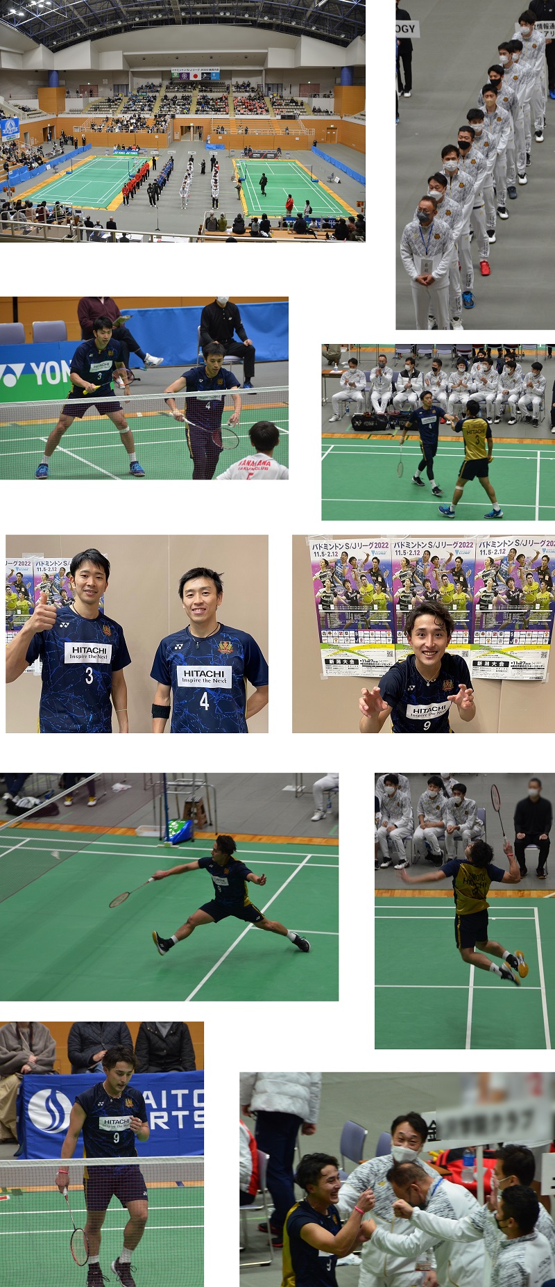 ʐ^FBADMINTON S/J LEAGUE 2022V̗lq1