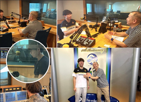 LANDMARK SPORTS HEROESスタジオ撮影風景