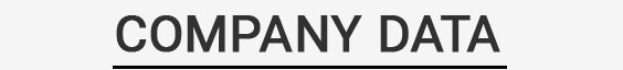 COMPANY DATA
